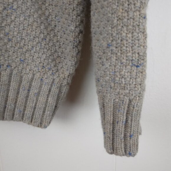 Bob Timberlake | Chunky Knit Wool Sweater Tan | Size XL - Picture 5 of 9